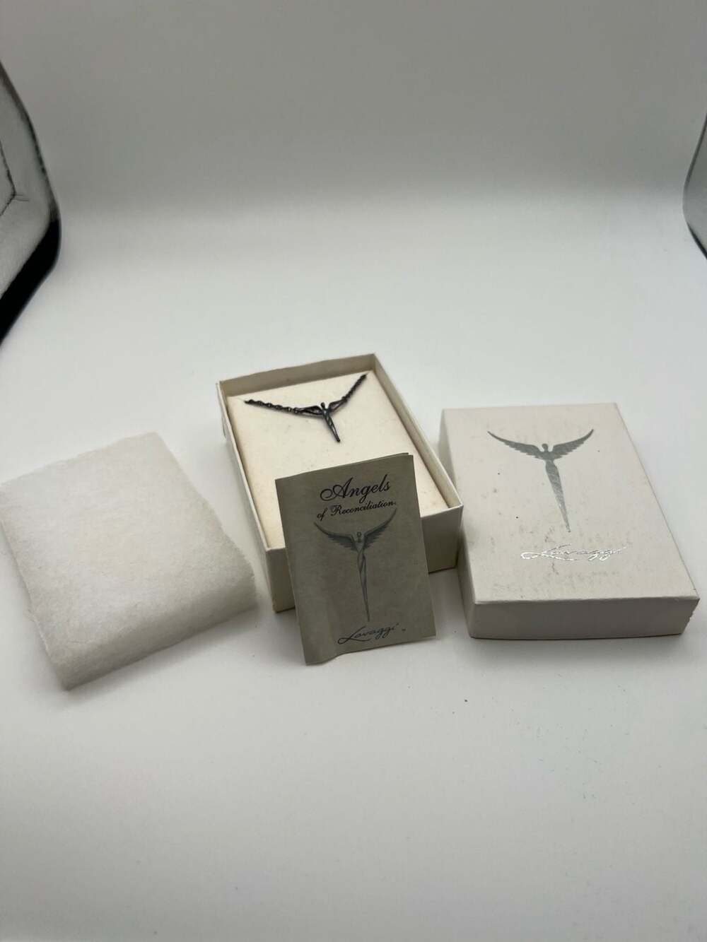 Steven Lavaggi Angels of Reconciliation Sterling Silver Angel Necklace